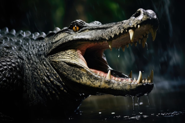 Krokodyl wykazuje dominację