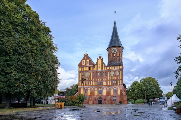 Zdjęcie królewska katedra kaliningrad ratusz miejsce historyczne kompleks organów rosji