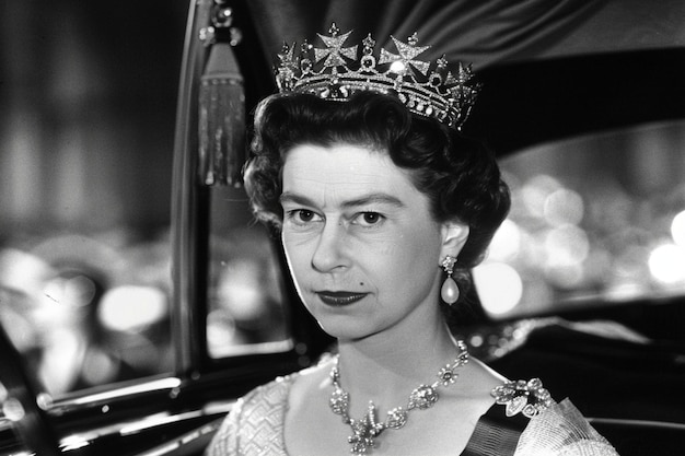 Królewska tiara noszona przez królową w dzień jej koronacji