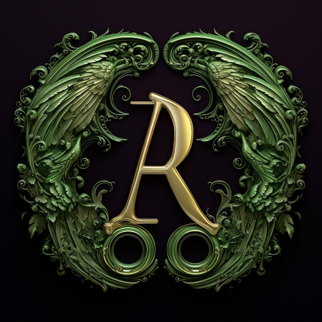 Zdjęcie królewskie zielone logo r