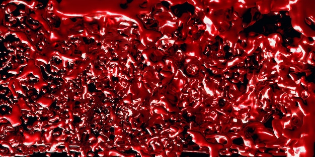 Zdjęcie kropla krwi plusk krwi ilustracja 3d