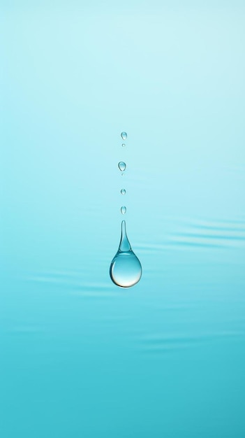 kropla wody jest rozrzucana przez kroplę wody.
