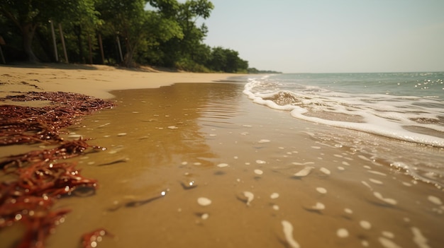 krople wody rozpryski fale ocean wodospad realistyczne zdjęcie