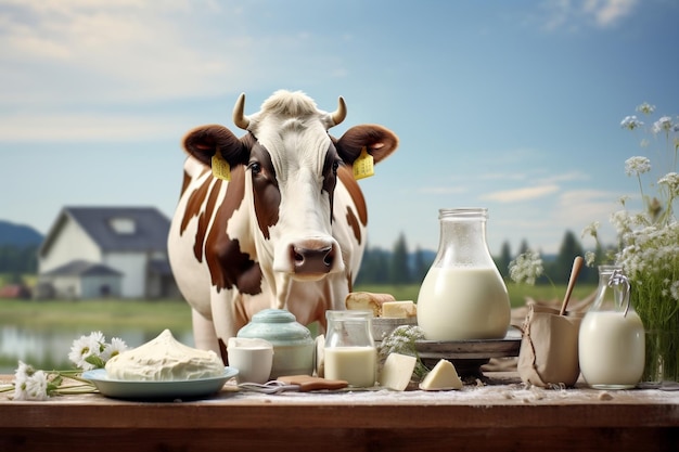 Krowa mleczna Bounty produktów Generacyjna sztuczna inteligencja