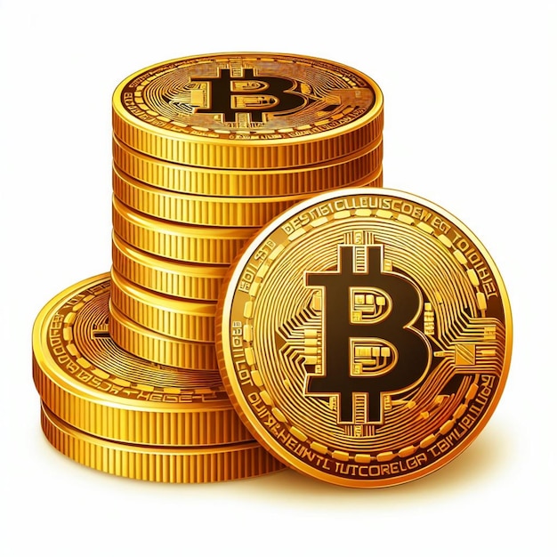kryptowaluta bitcoin złota moneta