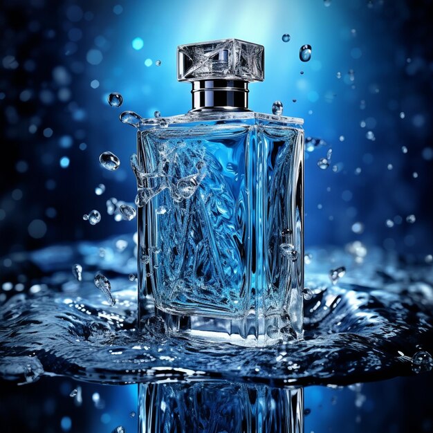 Krystaliczna jasność w balecie niebieskiego perfumy