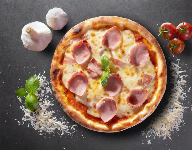 Kryształa mieszana pizza wygenerowana przez AI