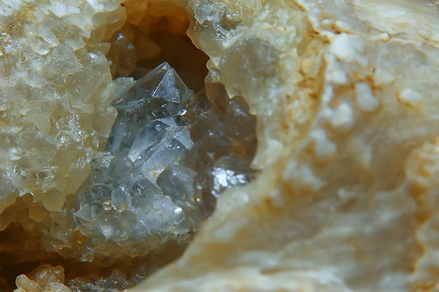 Zdjęcie kryształy kwarcu w naturze kamień szlachetny druzy