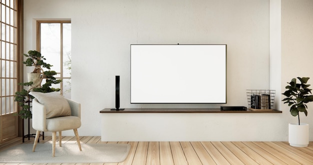 krzesło minimalistyczne w stylu japońskim