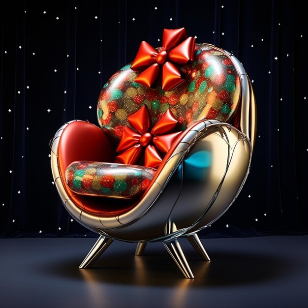 Krzesło świąteczne Fantasy RGB