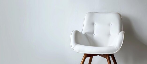 Krzesło umieszczone na białym tle