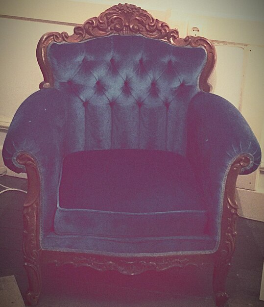 Zdjęcie krzesło vintage w atenach
