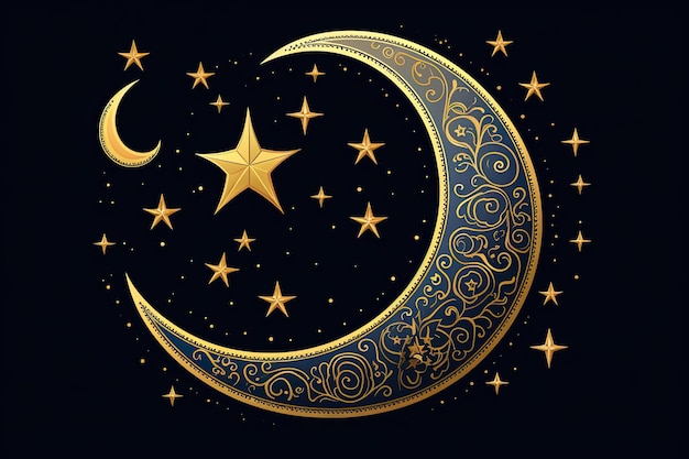 Księżycowa gwiazda i latarnia dla islamu