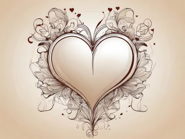 Kształty serc na Walentynki miłość piękna