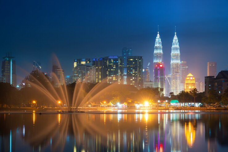 Zdjęcie kuala lumpur cityscape