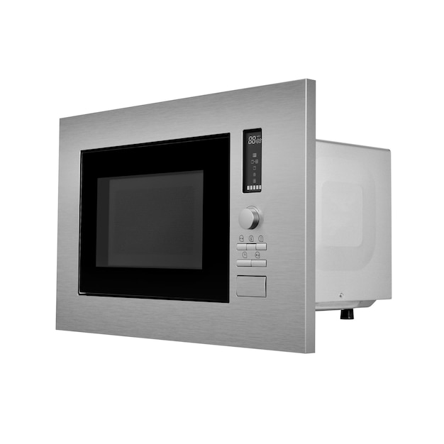Zdjęcie kuchenka mikrofalowa na białym tle