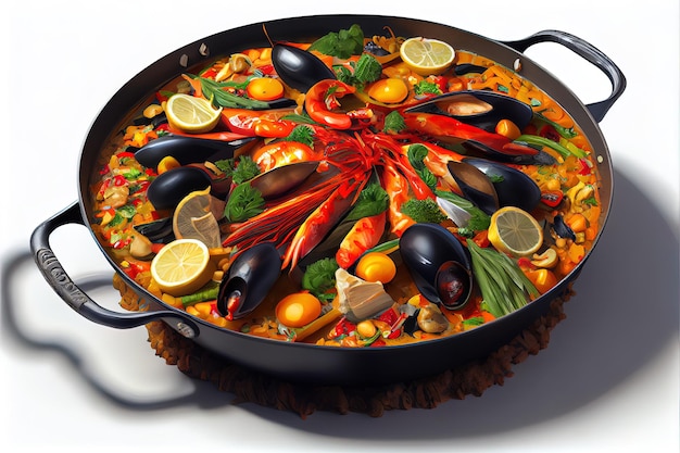 Kuchnia europejska Jedzenie Paella