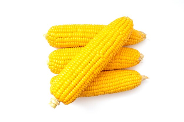 kukurydza na białym tle