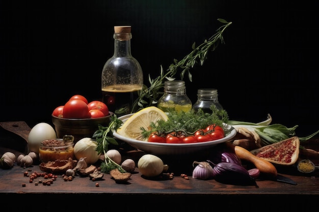 Kulinarne rozkosze Odkrywanie świata jedzenia za pomocą składników