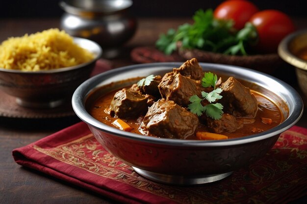 Zdjęcie kulinarny cud curry z baraniny