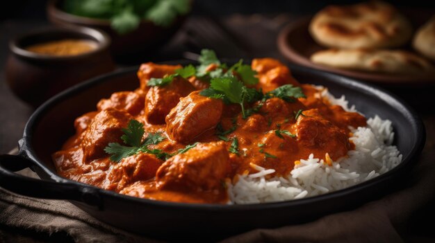 kurczak tikka masala curry tandoori kurczak indyjskie jedzenie