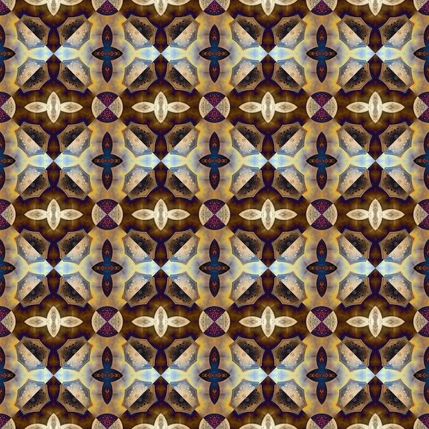 Kwadratowa bezszwowa abstrakcjonistyczna deseniowa tekstura Tkany wzór rombów i trójkątów