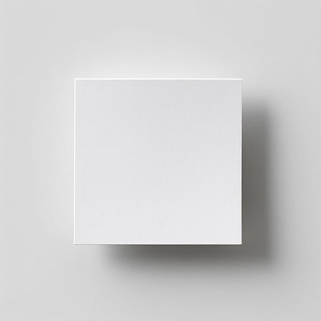 Zdjęcie kwadratowy biały kawałek papieru wyłożony do pisania z minimalnym białym tłem biały tło hd pho