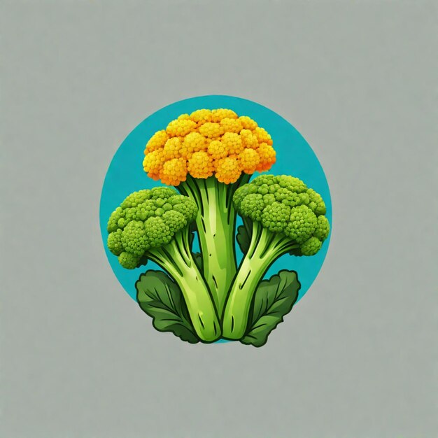 Zdjęcie kwiat brokawowy - paleta natury