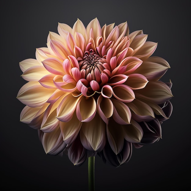Kwiat dalii dla pięknego kwiatu Generacyjna sztuczna inteligencja