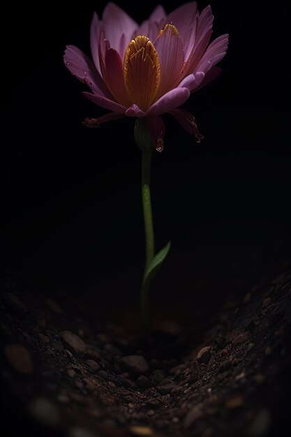Kwiat w ciemności