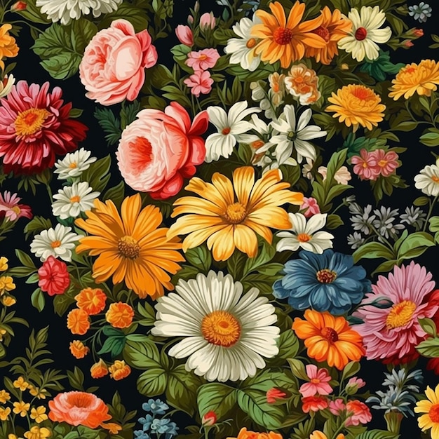 Kwiaty kwitną kwiatowy bukiet dekoracji kolorowe piękne tło kwiaty ogrodowe roślina wzór