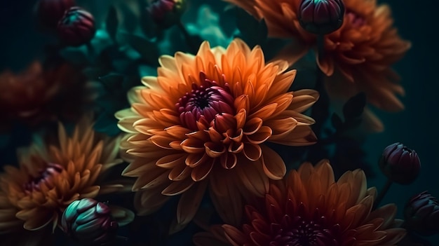 Zdjęcie kwiaty okwitnąć kwiatowy bukiet dekoracja kolorowy piękny tło kwiaty ogrodowe roślina wzór