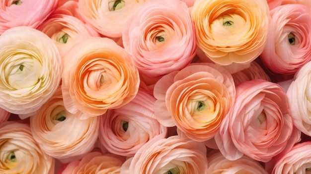 Kwiaty Ranunculus