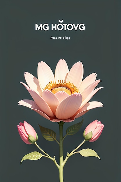 Kwiaty tekst reklama plakat propaganda projekt okładki transparent tapeta tło ilustracja