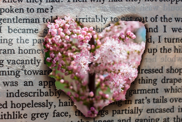 Kwiaty widziane przez kształt serca