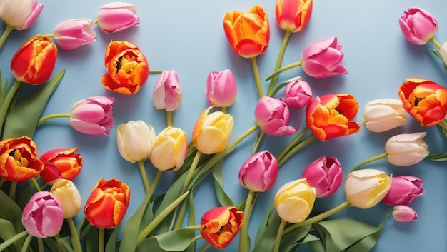 Kwiaty wiosny - fascynujący gobelin tulipanów i osobista ekspresja