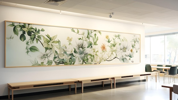 Kwitnąca harmonia: gobelin inspirowany naturą z przesłaniem o ekologicznym życiu