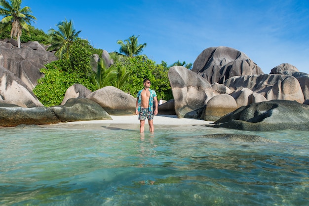 La Digue, plaża na Seszelach