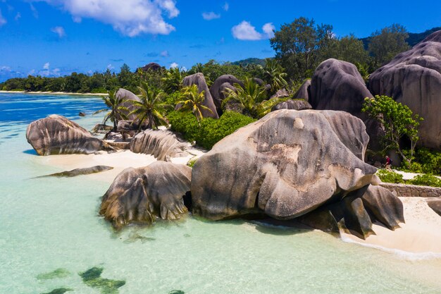 La Digue, plaża na Seszelach