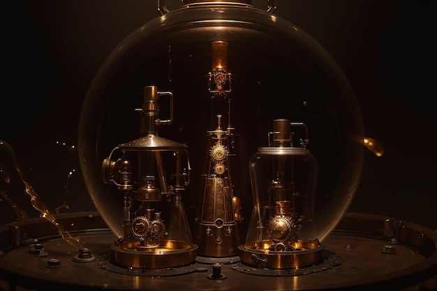 Laboratorium Alchemii Steampunk