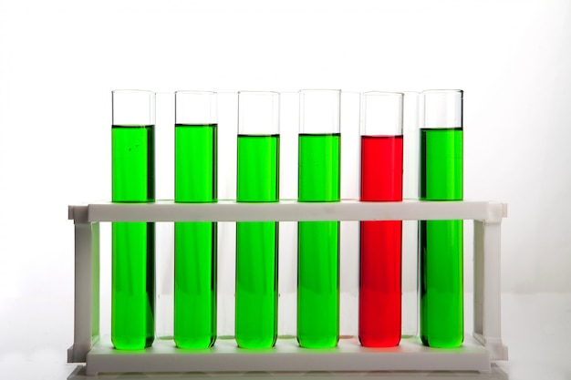 Laboratorium Probówka laboratoryjna dla koncepcji chemii