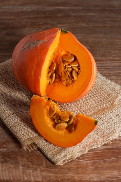 Labu kabocha Dojrzała organiczna dynia kabocha