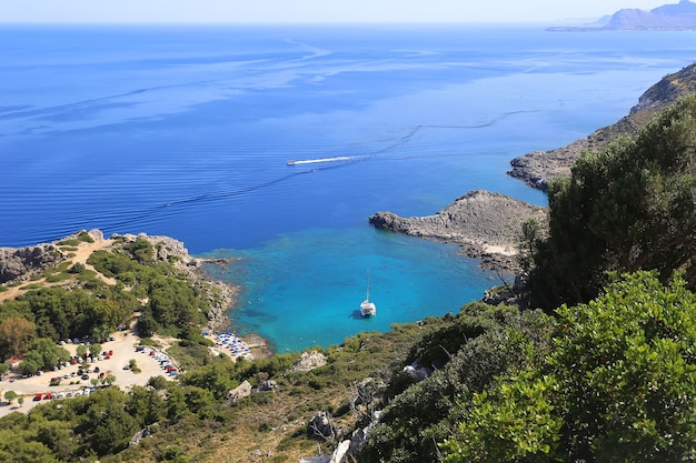 Ladiko Bay, Rodos, Grecja