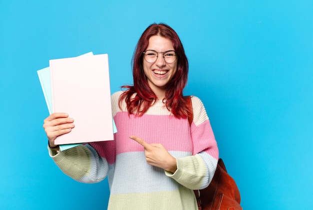 Ładna studencka kobieta