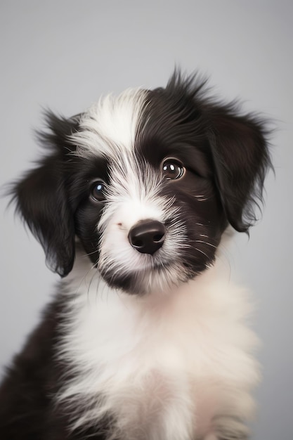 Ładny portret psa Ilustracja AI GenerativexA
