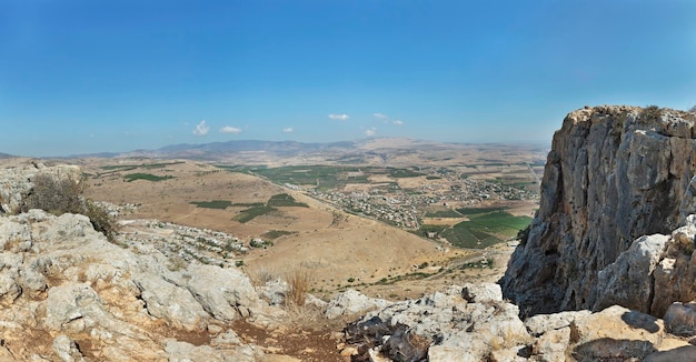 Ładny widok z góry Arbel w Izraelu?