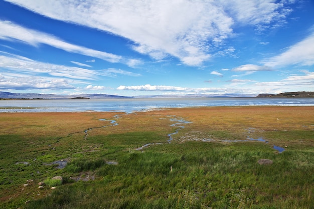 Lago Argentino W El Calafate, Patagonia, Argentyna