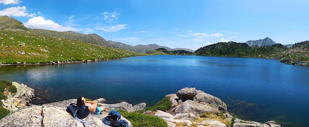 Lago de Montmalus w Andorze