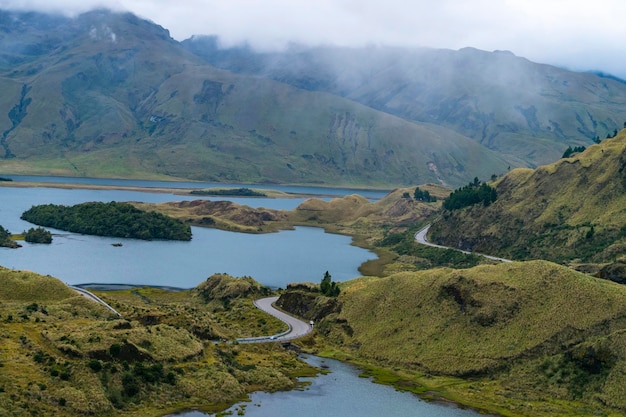 Laguna Atillo w andach ekwador