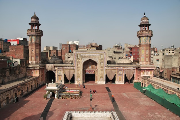 Lahore Pakistan 28 marca 2021 Meczet Wazir Khan w prowincji Lahore Pendżab Pakistan